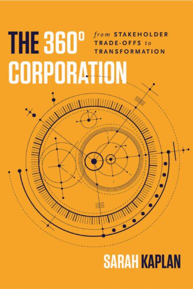 book cover of 360º Corporation, abstract image with circles